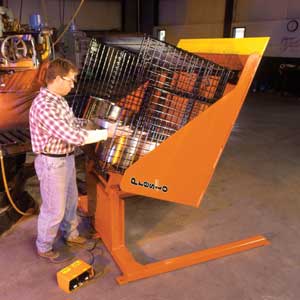 Part Sorting Lift and Tilt Table